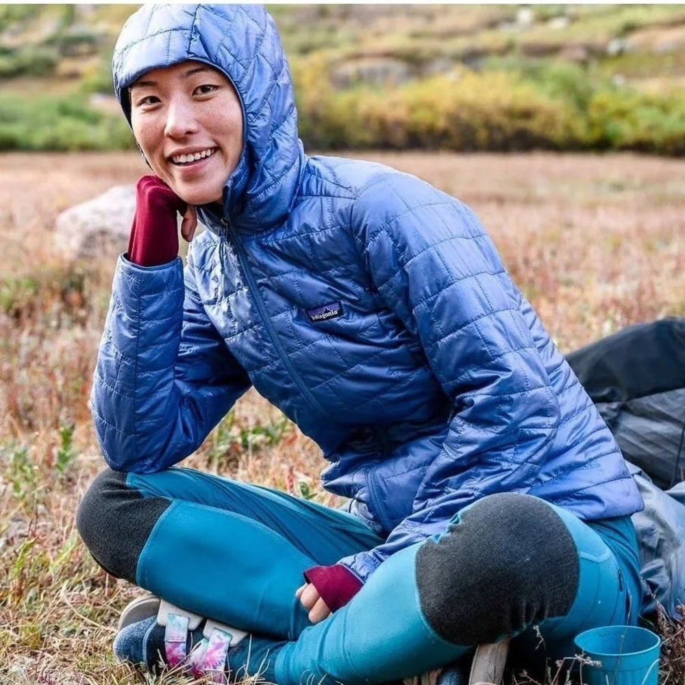 Patagonia Nano Puff Insulated Hoody Jacket Size Medium Float Blue - Picture 16 of 17